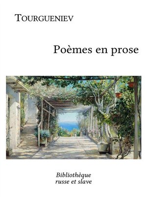Poèmes en prose - ebook